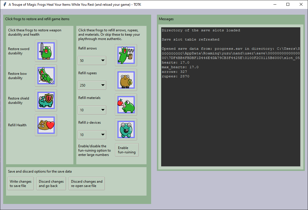 Game Save Modifier App