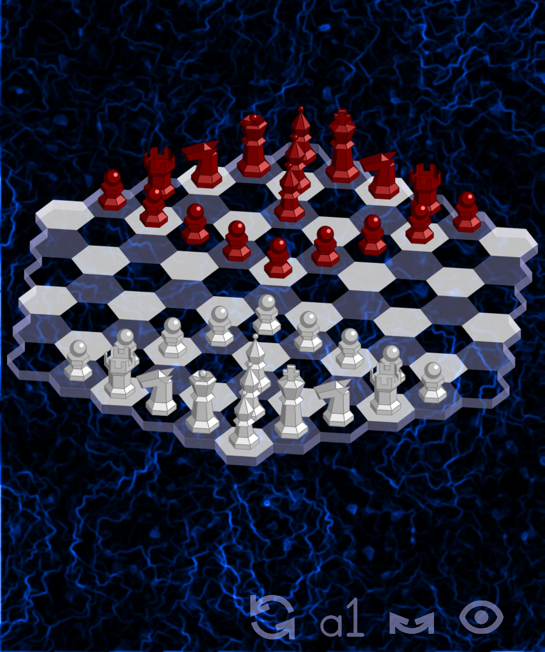Hexagonal Chess Screen